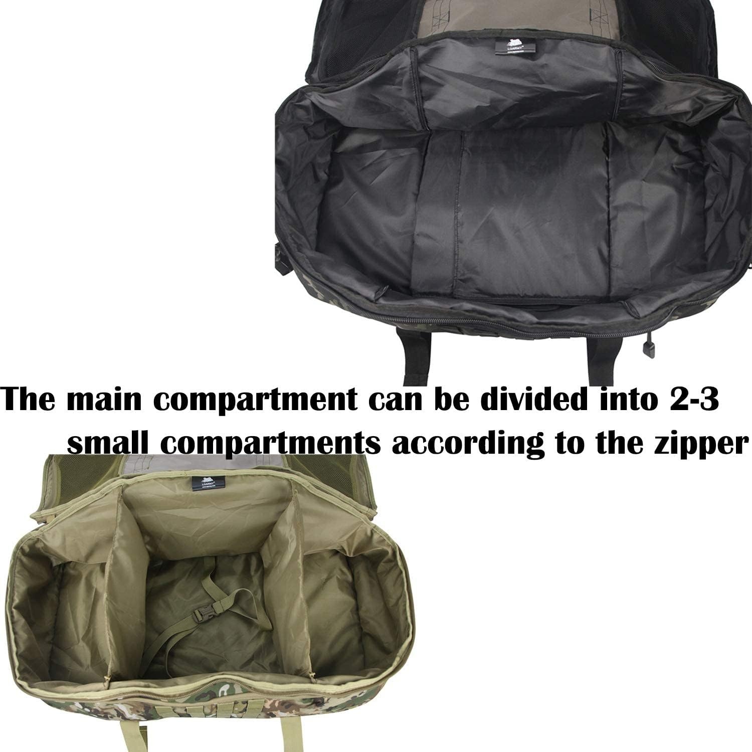 3 In 1 Military Backpack Travel Duffle Bag For Weekender Gym Traveling Workout Deployment - Image 2