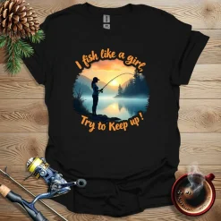 I Fish Like A Girl T-Shirt